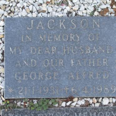 JACKSON George Alfred 1981-1989