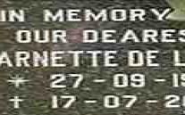 LANGE Marnette, de 1975-2005