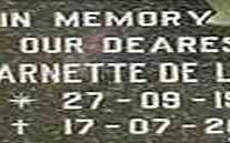 LANGE Marnette, de 1975-2005