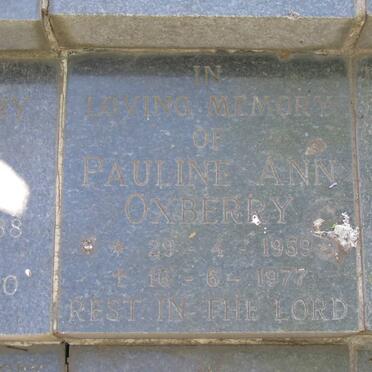 OXBERRY Pauline Ann  1959-1977