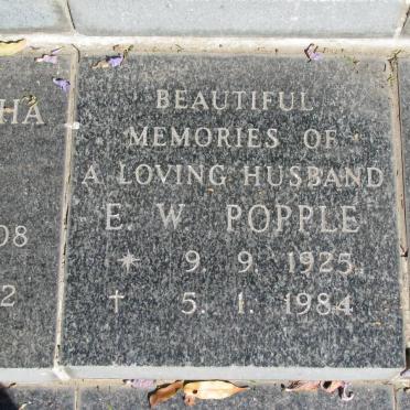 POPPLE E.W. 1925-1984