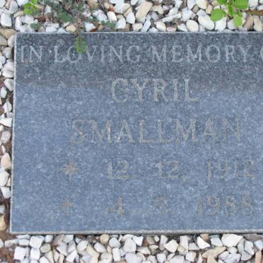 SMALLMAN Cyril 1912-1988