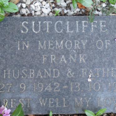 SUTCLIFFE Frank 1942-1991