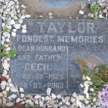 TAYLOR Cecil 1925-2003