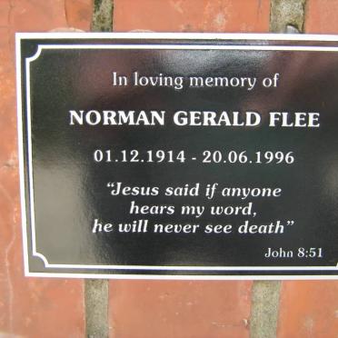FLEE Norman Gerald 1914-1996