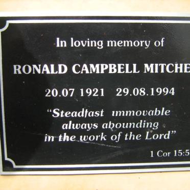 MITCHELL Ronald Campbell 1921-1994