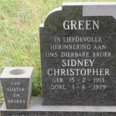 GREEN Sidney Christopher 1913-1979