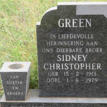 GREEN Sidney Christopher 1913-1979