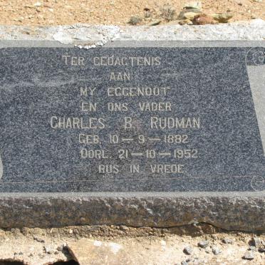 RUDMAN Charles B. 1882-1952