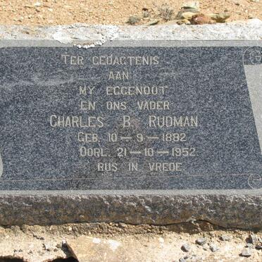 RUDMAN Charles B. 1882-1952