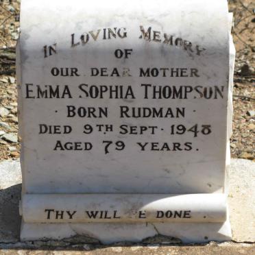 THOMPSON Emma Sophia nee RUDMAN -1948