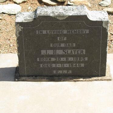 SLATER J.H. 1885-1946