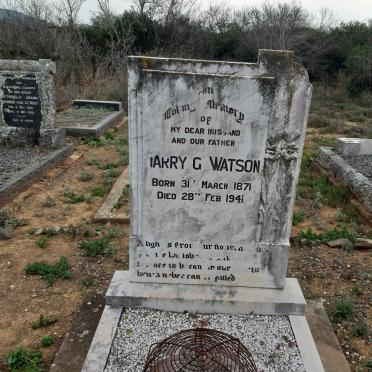 WATSON Harry G. 1871-1941
