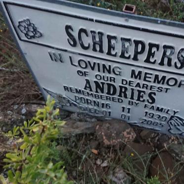 SCHEEPERS Andries 1930-2005