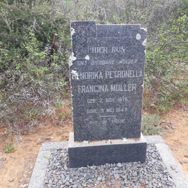MULLER Hendrika Petronella Francina 1876-1949