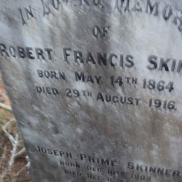SKINNER Robert Francis 1864-1916