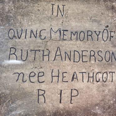 ANDERSON Ruth nee HEATHCOTE