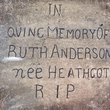 ANDERSON Ruth nee HEATHCOTE
