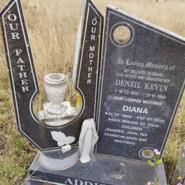 ADDISON Denzil Kevin 1938-1998 &amp; Diana 1946-2010