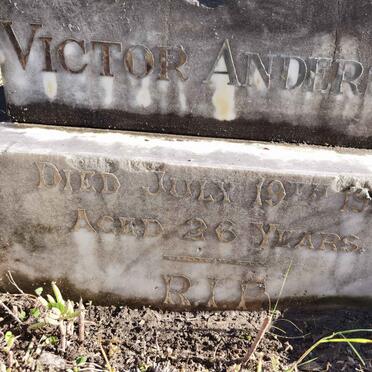 ANDERSON Victor -1913