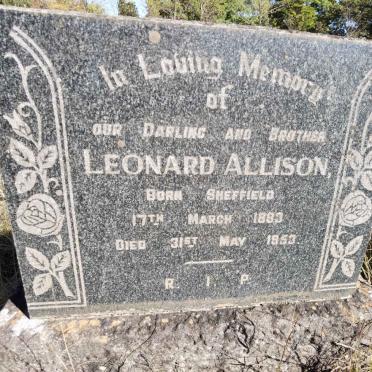 ALLISON Leonard 1893-1953