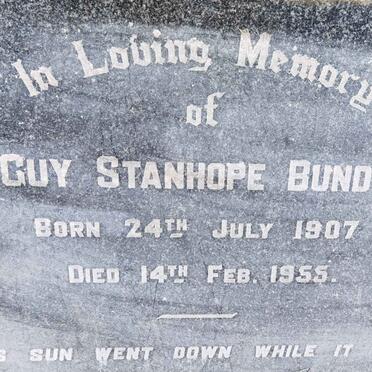 BUNDY Guy Stanhope 1907-1955