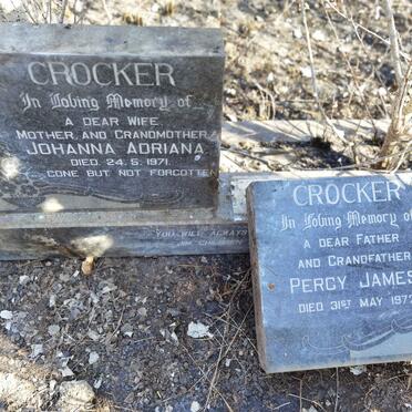 CROCKER Percy James -1972 &amp; Johanna Adriana -1971