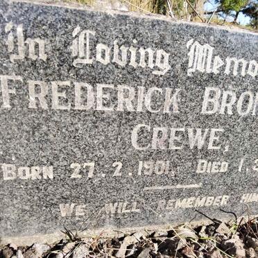 CREWE Frederick Bromley 1901-1964