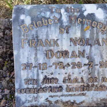 DORAN Frank Nolan 1879-1936