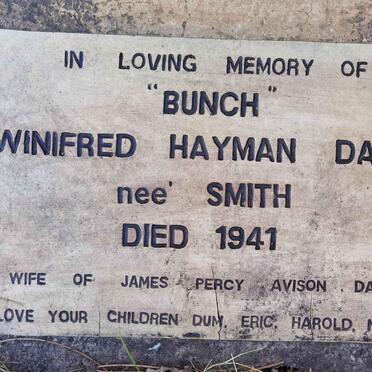 DAVIS Winifred Hayman nee SMITH -1941
