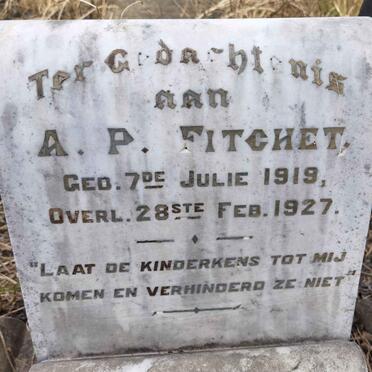 FITCHET A.P. 1919-1927