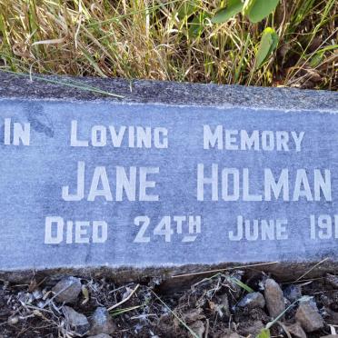 HOLMAN Jane -1911