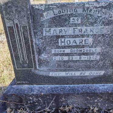 HOARE Mary Frances nee DROMGOOLE -1942