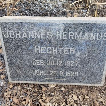 HECHTER Johannes Hermanus 1927-1928