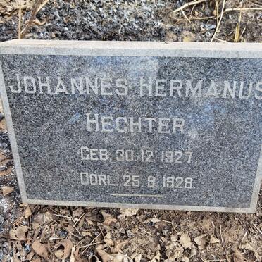 HECHTER Johannes Hermanus 1927-1928