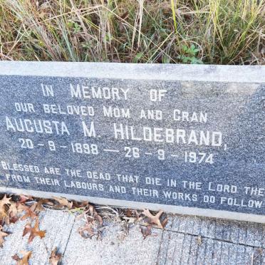 HILDEBRAND Augusta M. 1898-1974