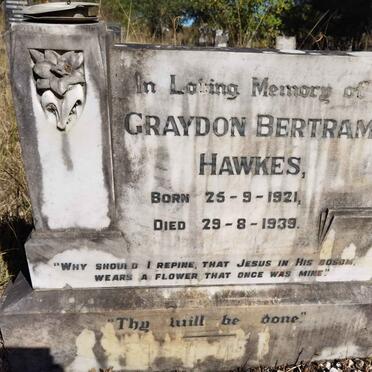 HAWKES Graydon Bertram 1921-1939