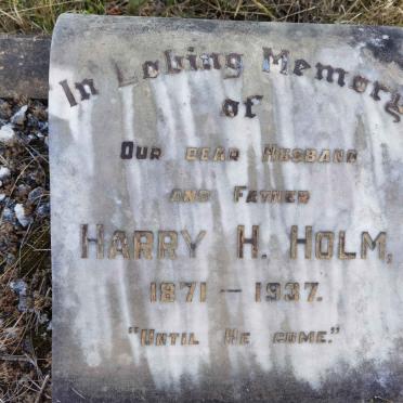 HOLM Harry H. 1871-1937