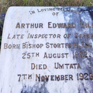 HILL Arthur Edward 1862-1929