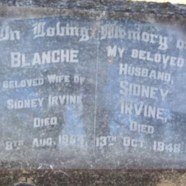 IRVINE Sidney -1948 &amp; Blanche -1954