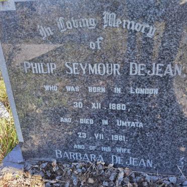 JEAN Philip Seymour, de 1880-1961 &amp; Barbara