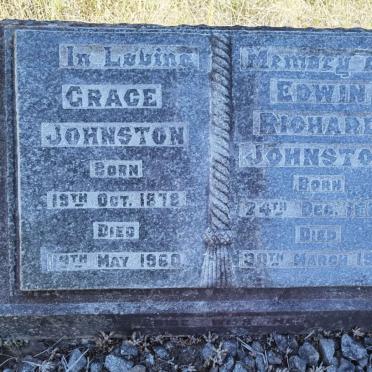 JOHNSTON Edwin Richard 1869-1939 &amp; Grace 1878-1960