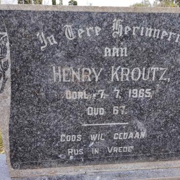 KROUTZ Henry -1965