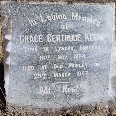 KEENE Grace Gertrude 1884-1957