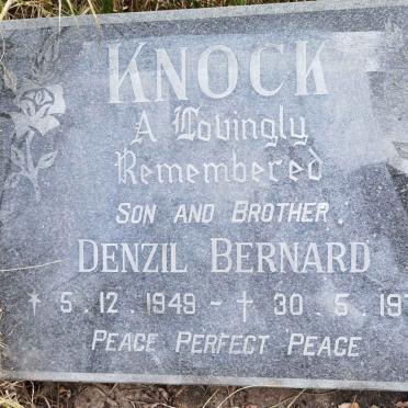 KNOCK Denzil Bernard 1949-1970