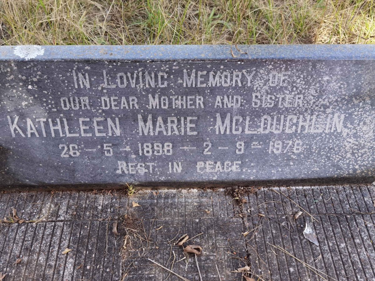 McLOUGHLIN Kathleen Marie 1898-1976