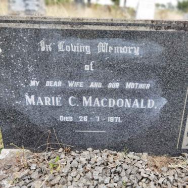 MACDONALD Marie C. -1971