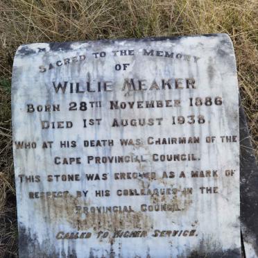 MEAKER Willie 1886-1938