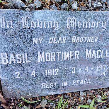 MACLEAR Basil Mortimer 1912-1972