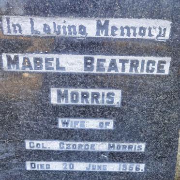 MORRIS Mabel Beatrice -1956